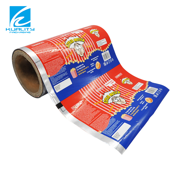 Laminated packaging film for chips